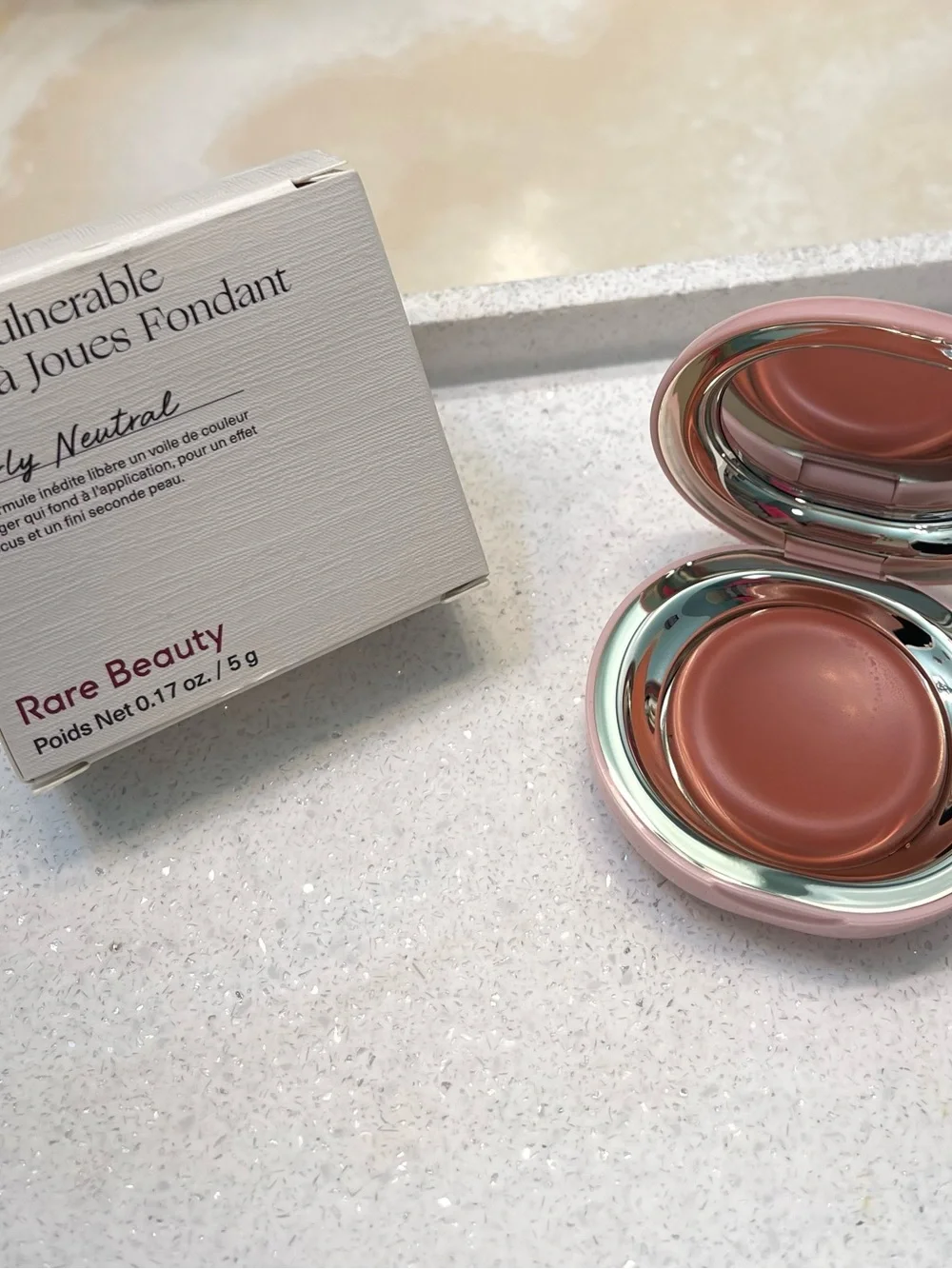 Rare Beauty ~ ‘NEARLY NEUTRAL’ ~ Stay Vulnerable Melting Blush ~ Full Size 5 g